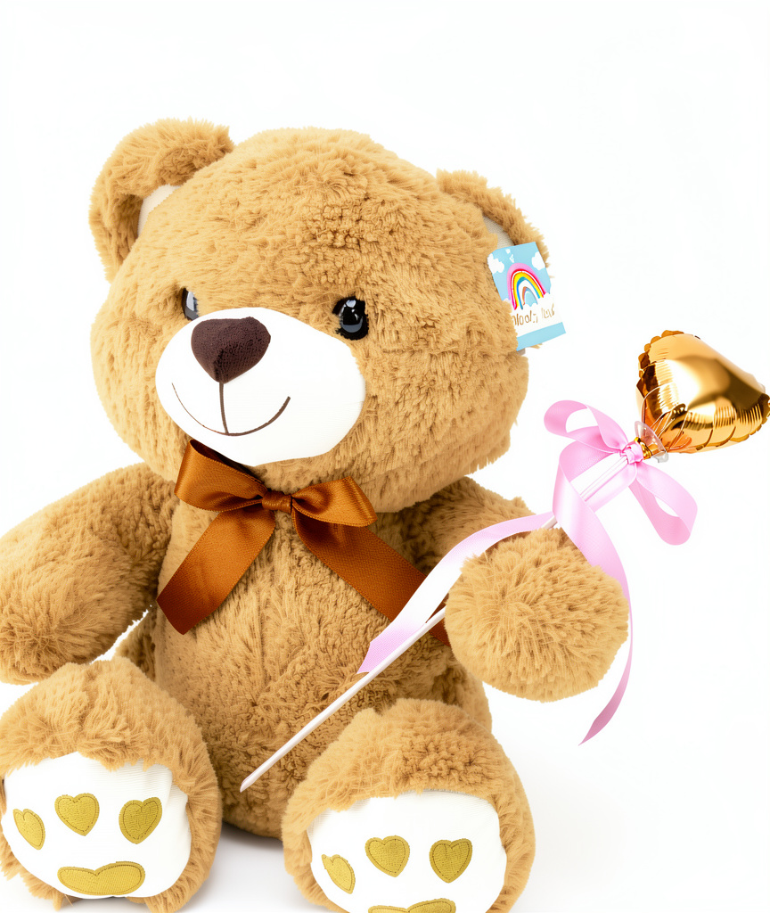 Oso peluche marron grande