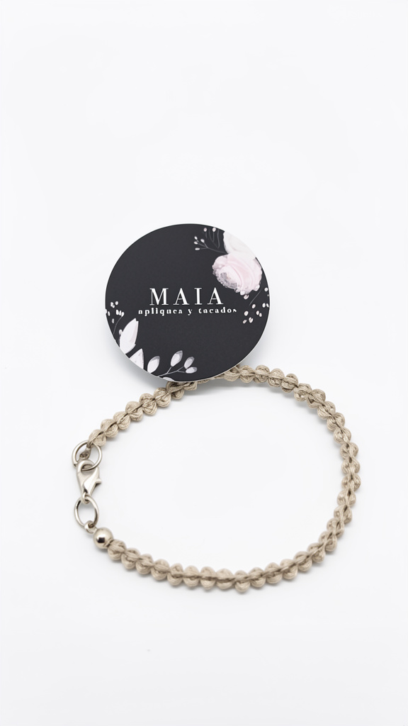 Pulsera ganchito y acero