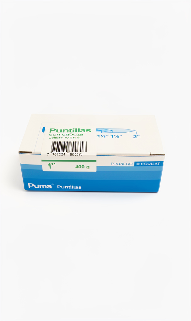 PUNTILLA DE HIERRO 1" (PUMA)