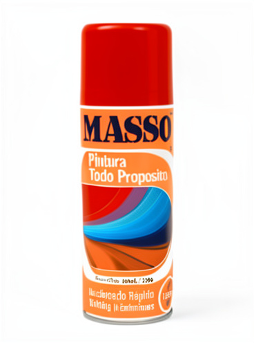 PINTURA MASSO TODO PROPOSITO ROJO FUEGO 400 ML
