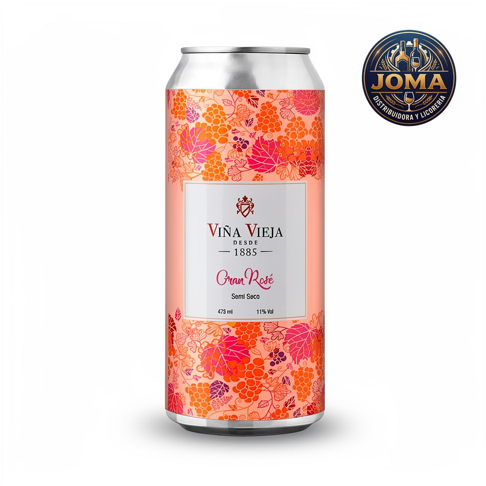 Viña Vieja GRAN ROSE Semiseco 473ml Lata