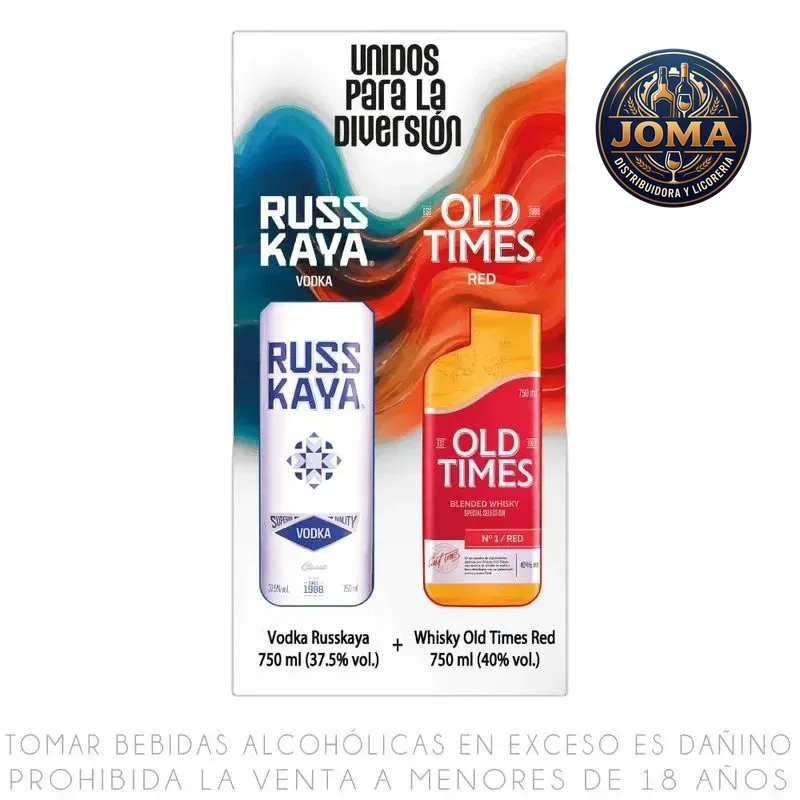 Pack Old Times & RussKaya 750ml