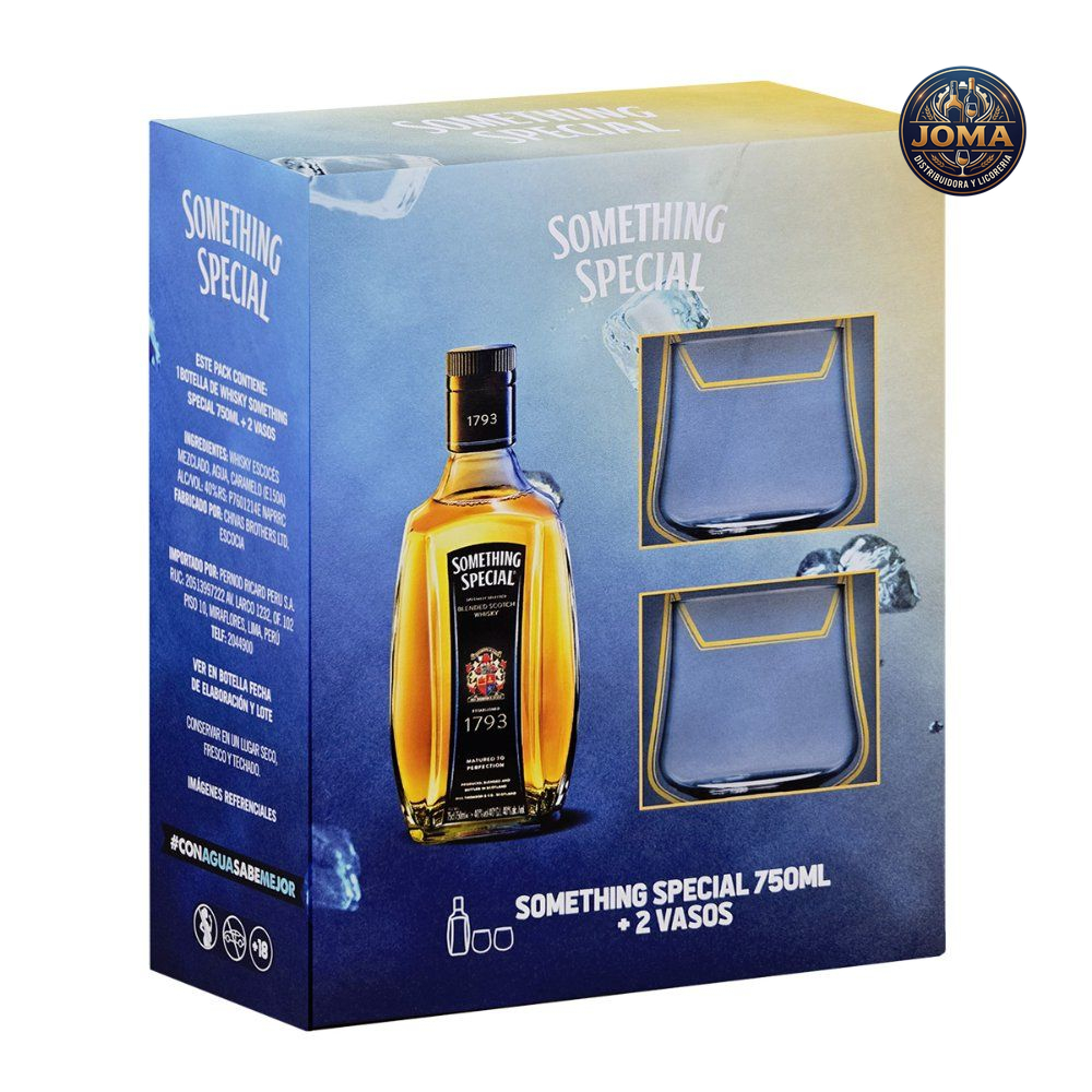 Pack SOMETHING SPECIAL 750ML & Vasos