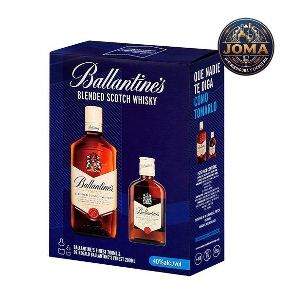 Pack BALLANTINE'S FINEST 700ml + 200ml