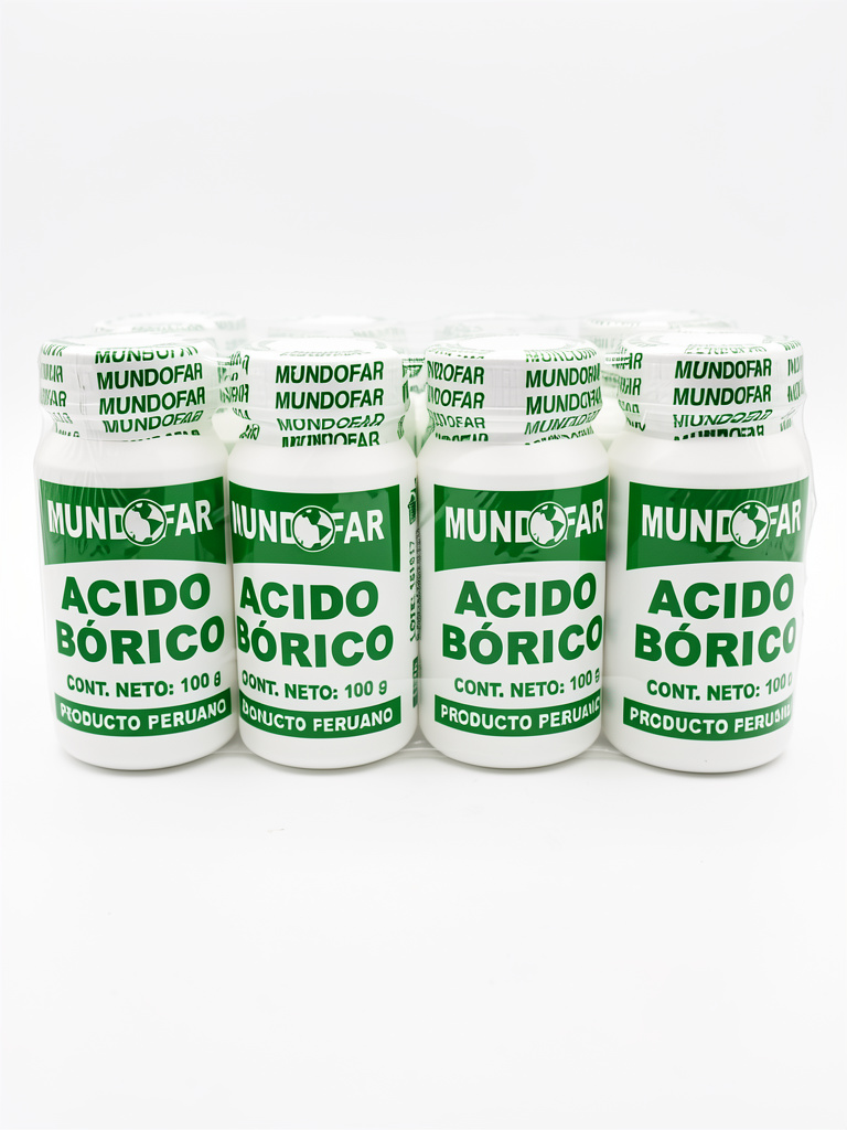 ACIDO BORICO X 100G - 12 UNID
