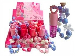 Brillo Labial con Llavero Manilla