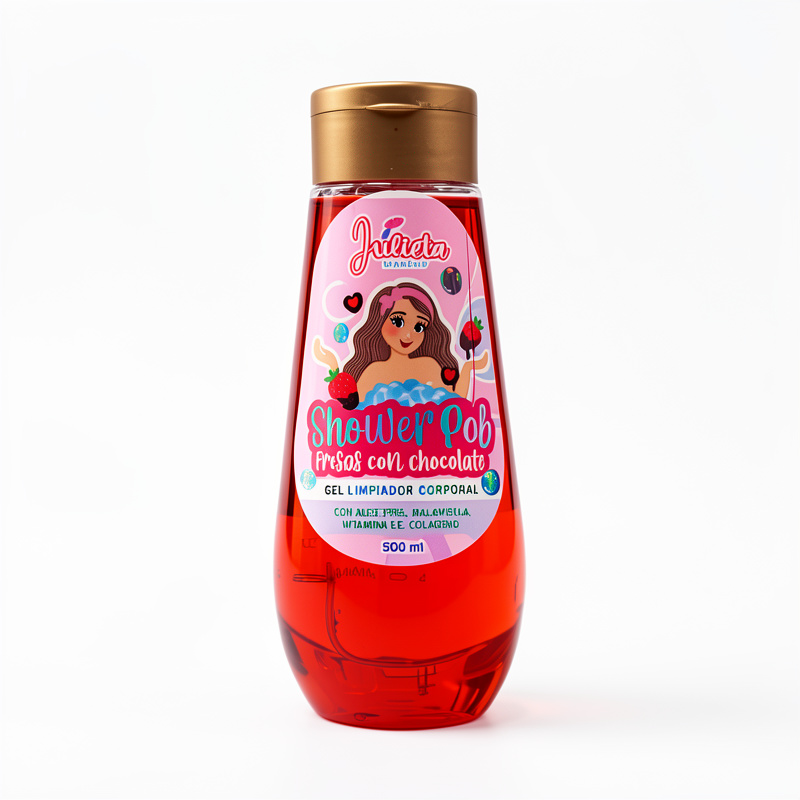Gel de Ducha Fresas Con Chocolate By Julieta Make up