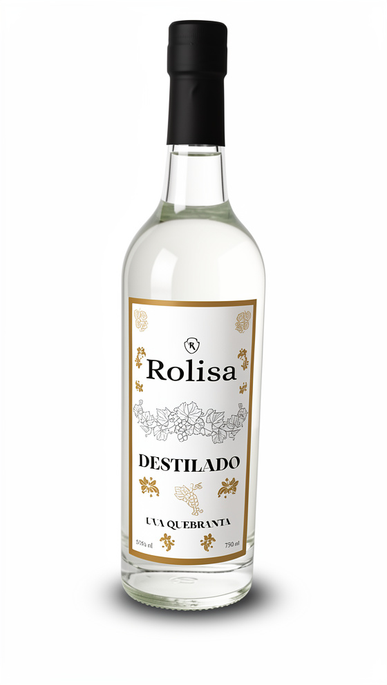 Pisco destilado rolisa quebranta 750 ml
