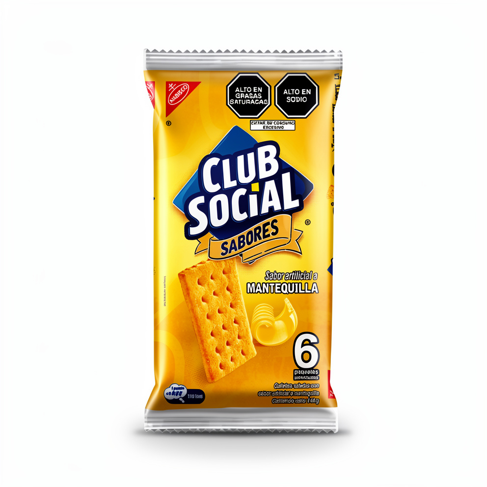 Galleta Club Social Mantequilla 24 Gr