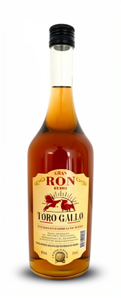 Ron toro gallo rubio 750ml