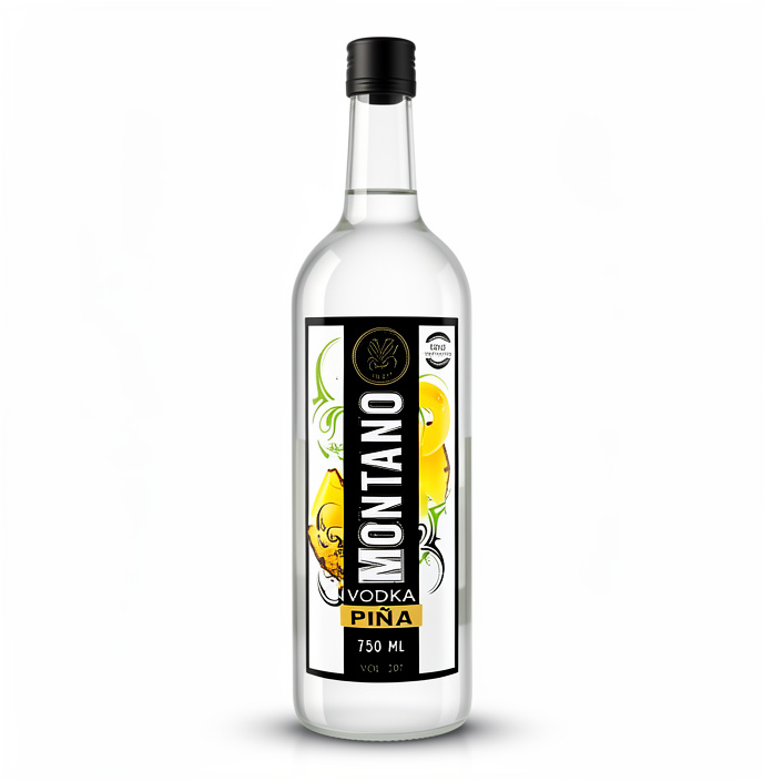 vodka montano Piña 750 ml
