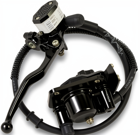 GN125F- SISTEMA DE FRENO DELANTERO COMPLETO - KIMTEC