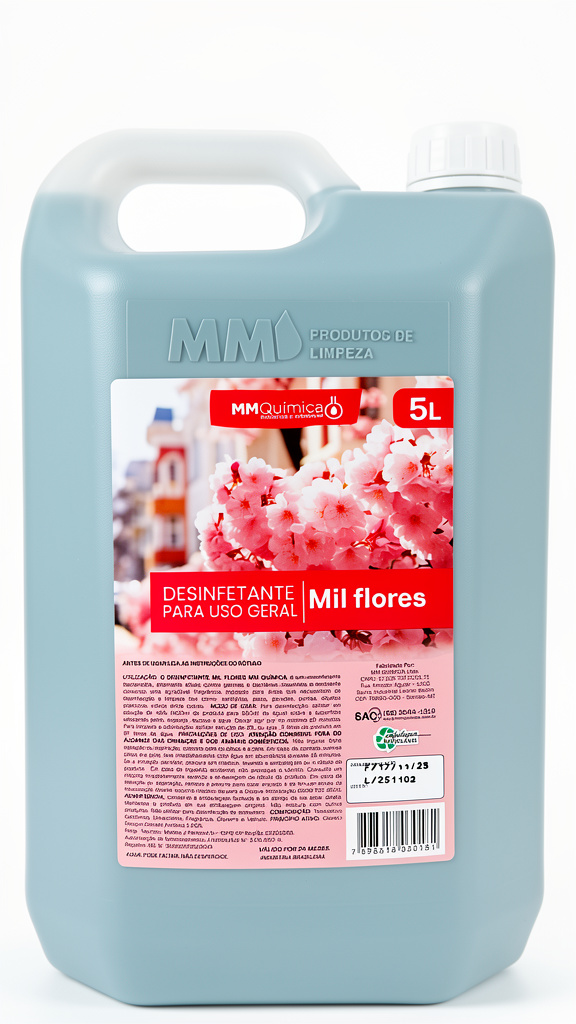 Desinfetante Mil Flores azul - 5L
