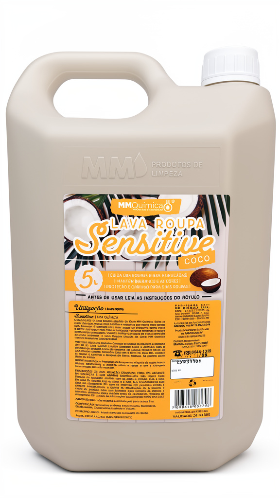Lava Roupas Sensitive Coco - 5L