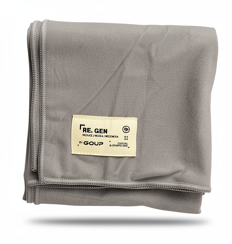 Toalla de microfibra GOUP gris