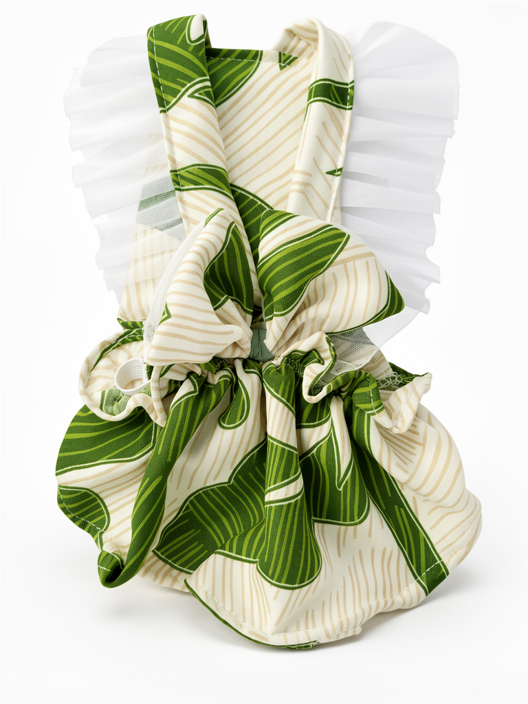 Vestido verde olivo von blanco talla S