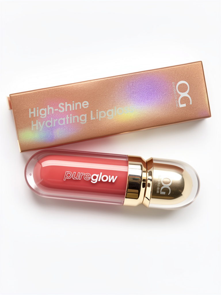 OGX High-Shine Hydrating Lipgloss rosa