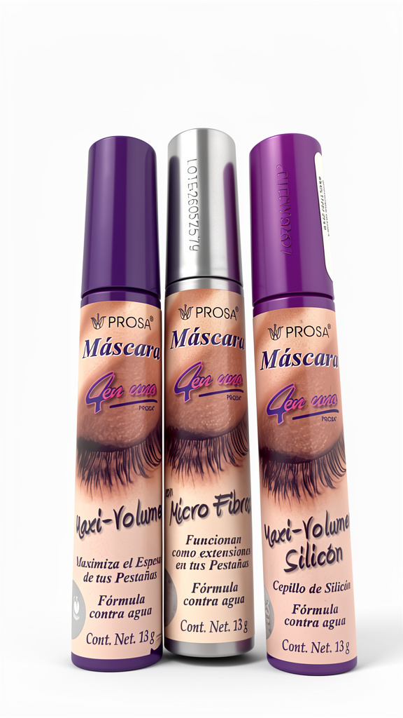 PROSA mascara morada y gris