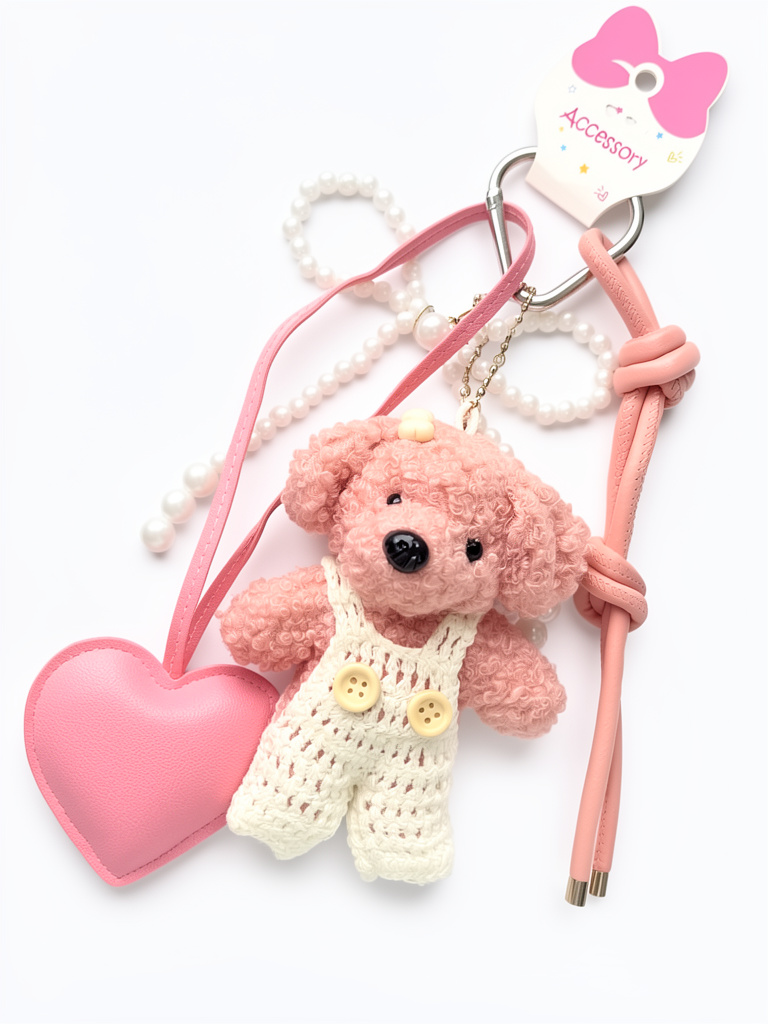 Accesorio oso rosado