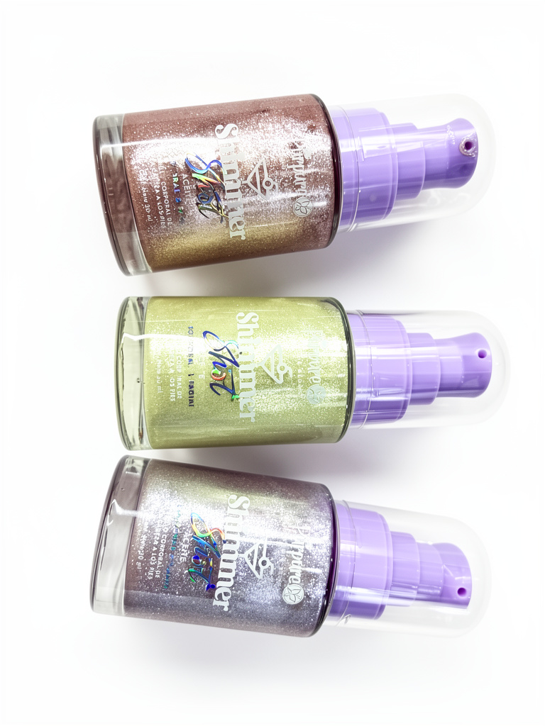 Shimmer aceite corporal purpure
