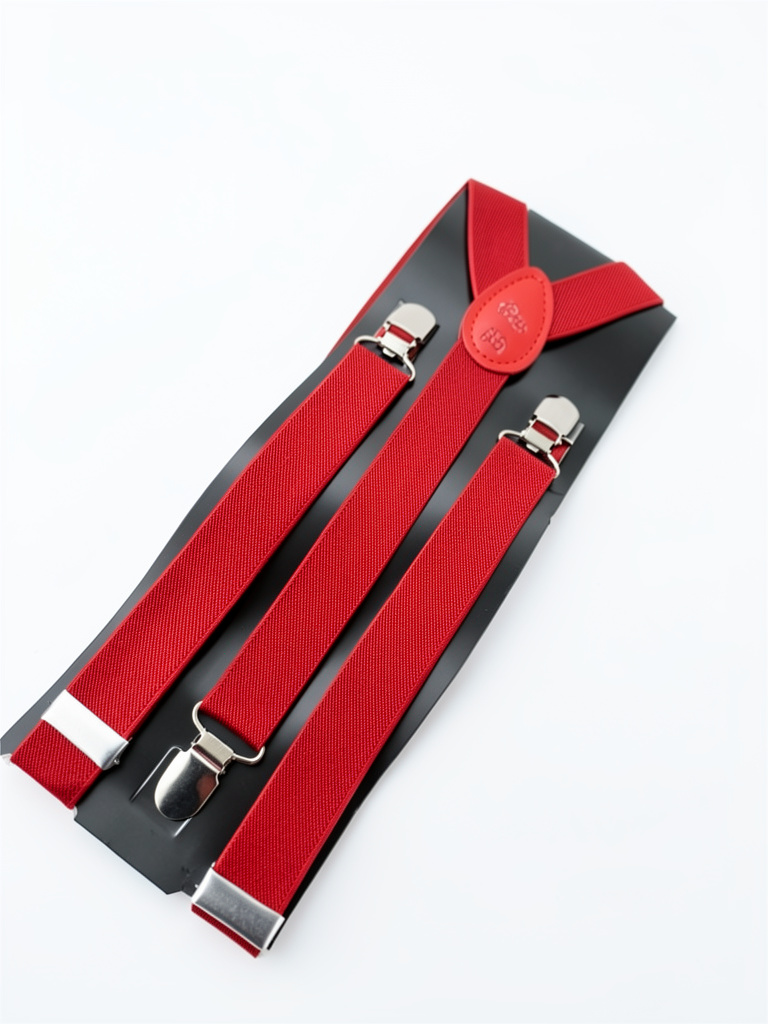 Suspensório Adulto vermelho ajustável