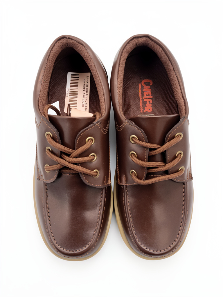 ZAPATO COLEGIAL H REF 020 CAFÉ