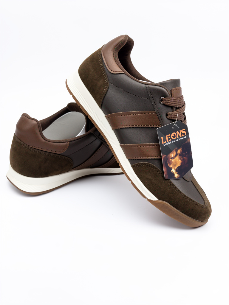 ZAPATO HOMBRE LEONS REF 2401 CAFE