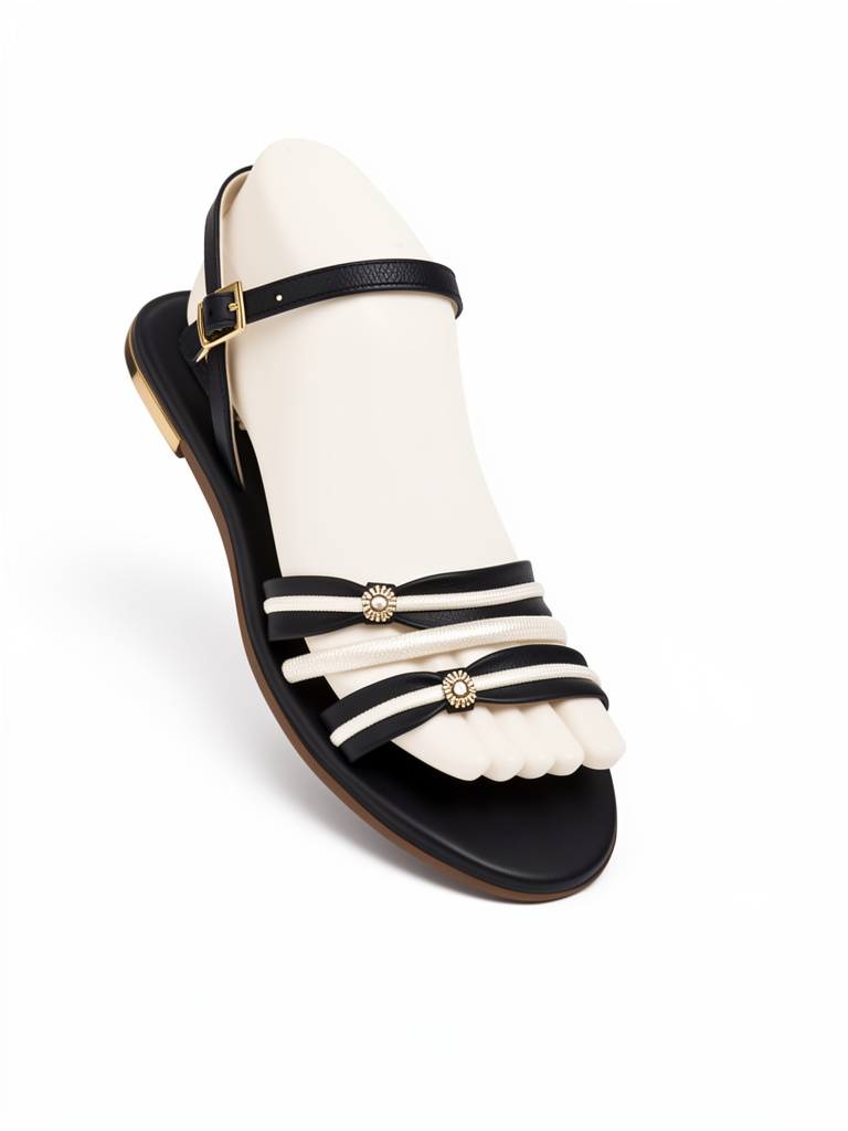 SANDALIA REF 500 NEGRO