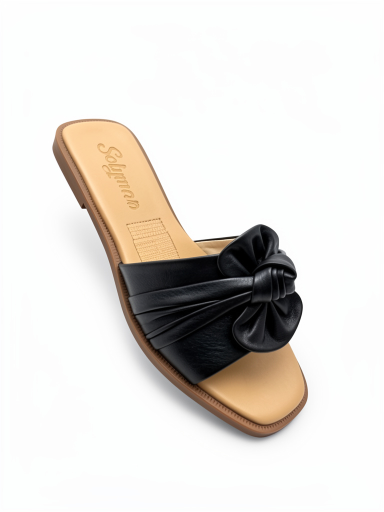 SANDALIA PLANA CUERO REF 25C-525