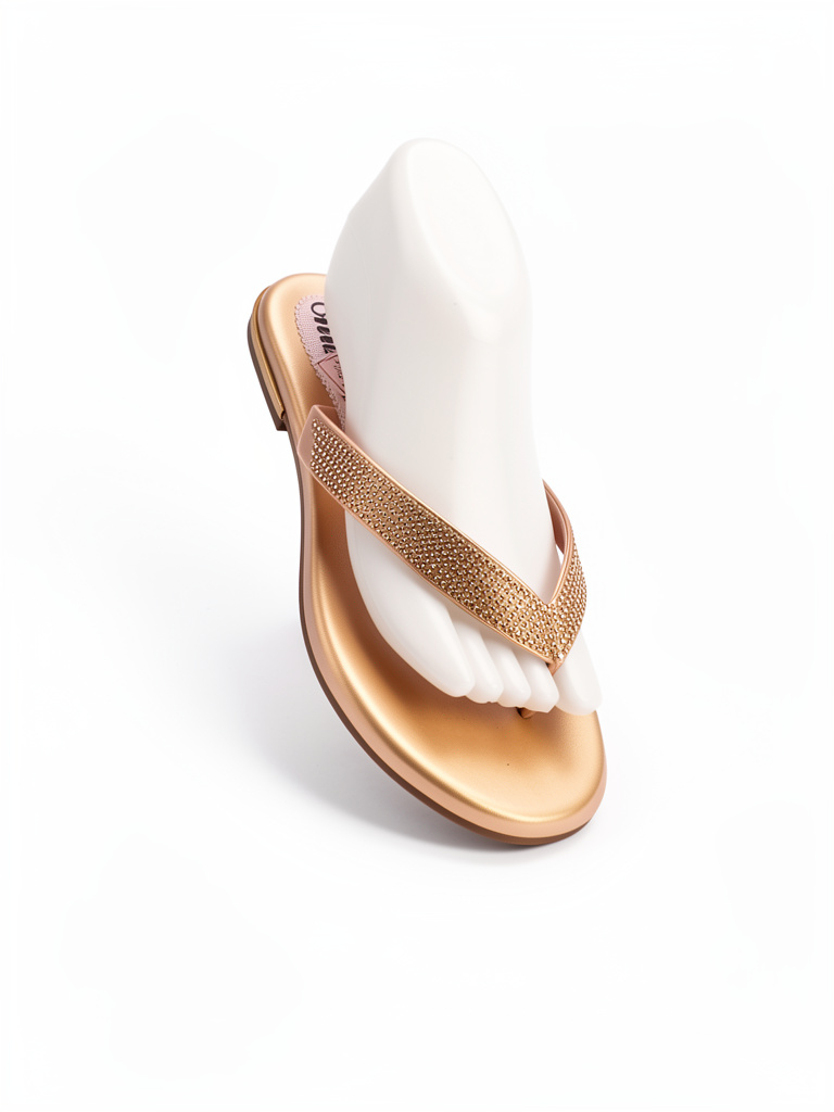 SANDALIA REF 490 ORO ROSA