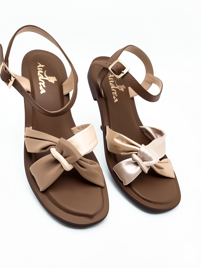SANDALIA REF 03 TRES OROS, TAUPE