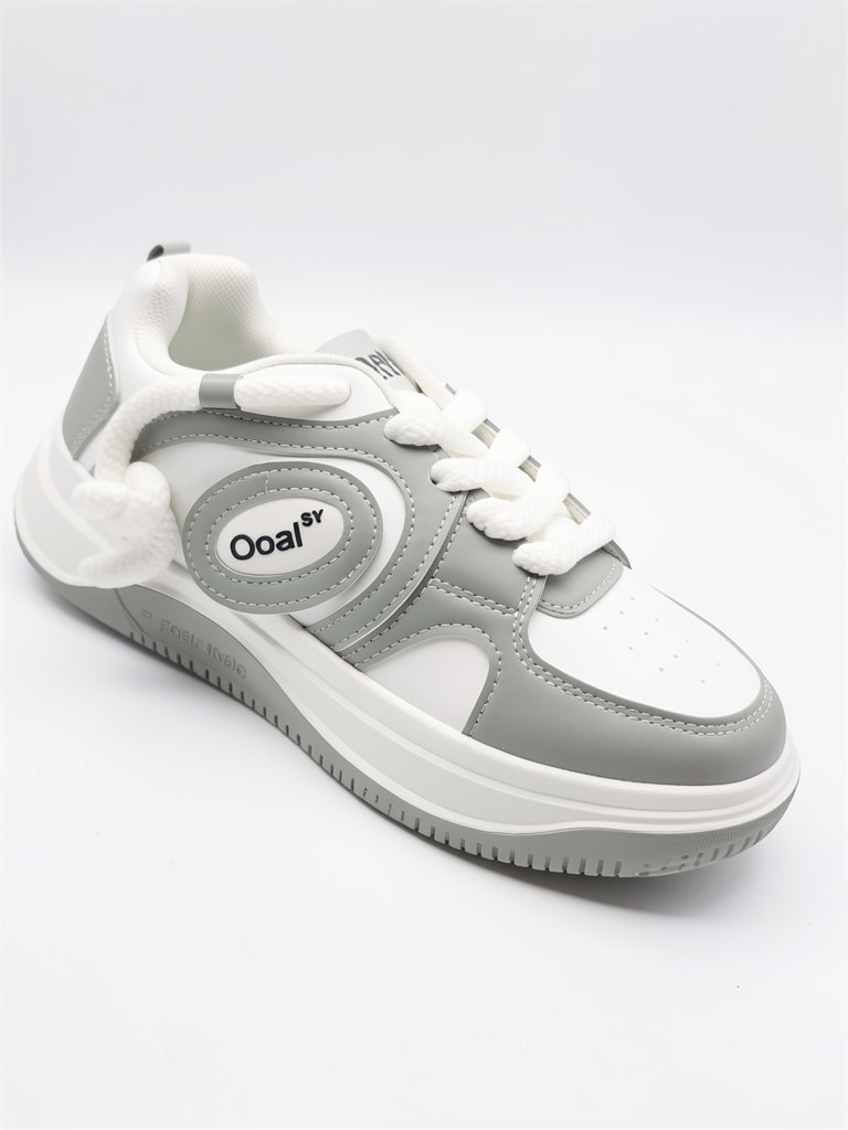TENIS OOAL SY GRIS BLANCO SMILE H