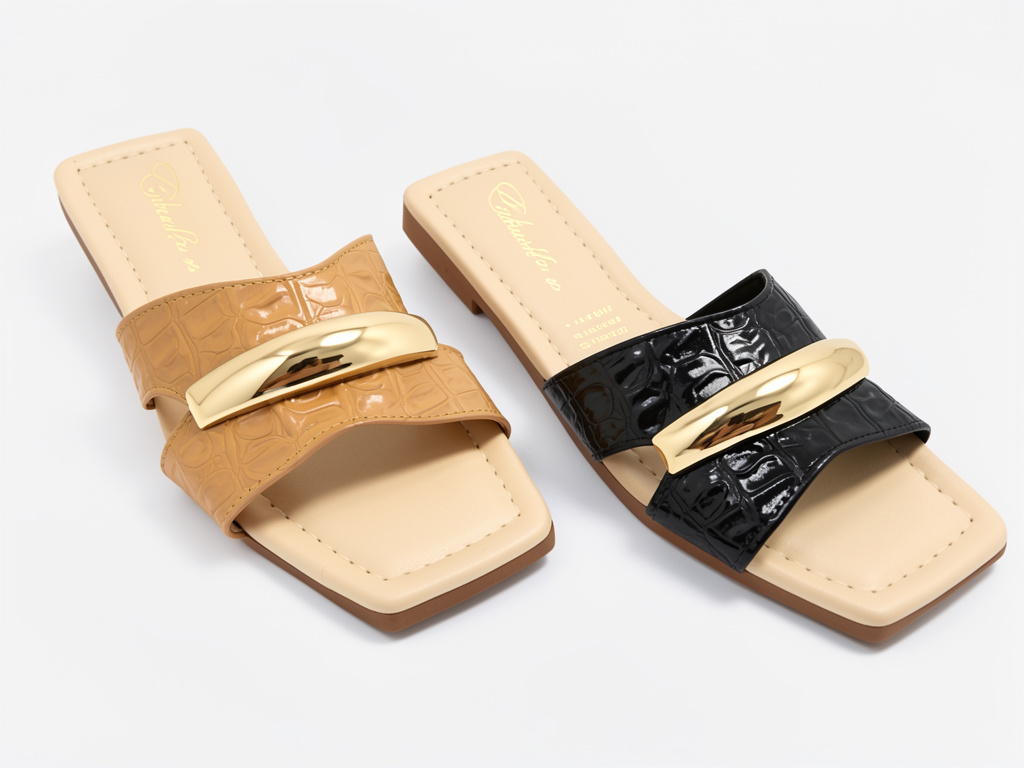 SANDALIA REF 606 NEGRO CHAROL