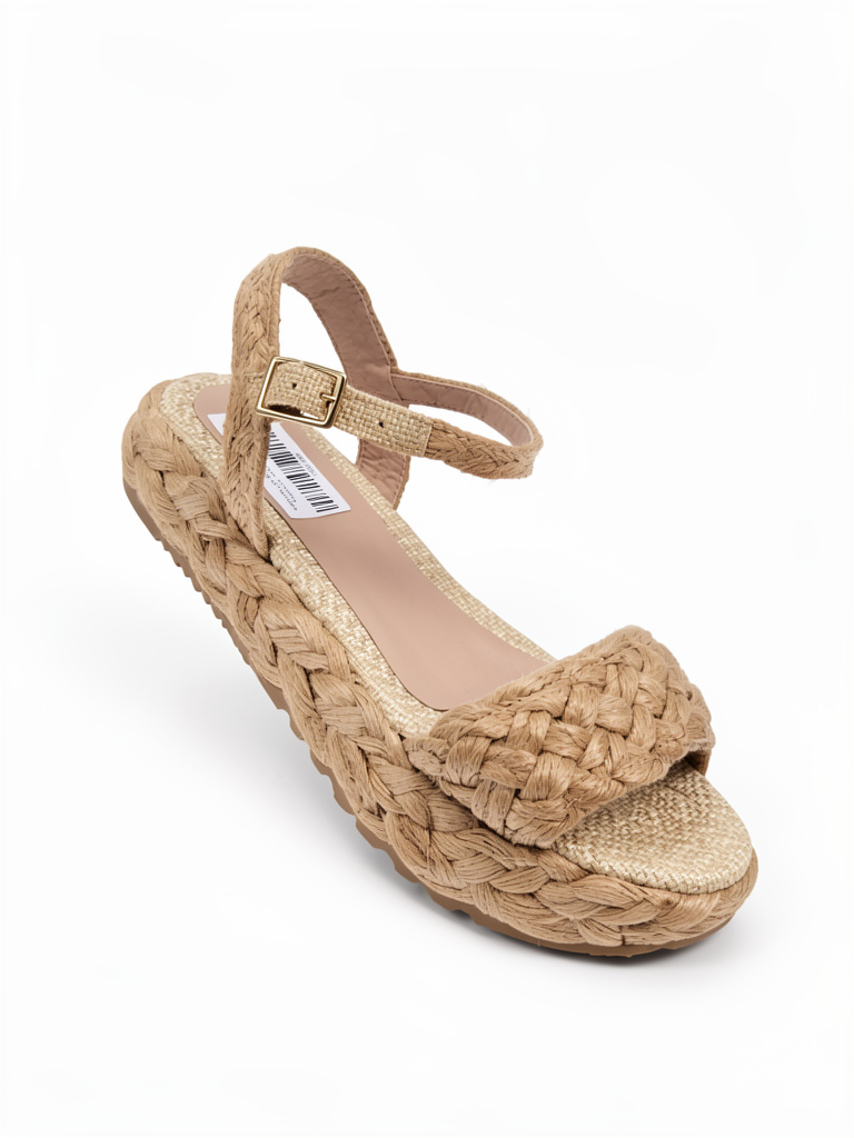 SANDALIA PLATAFORMA REF TRENZA TALON