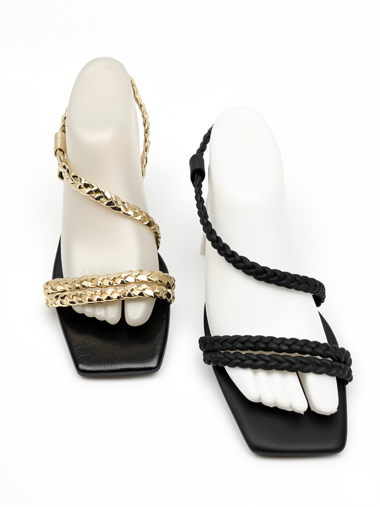 SANDALIA REF 492 CHAMPA NEGRO
