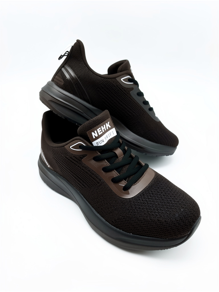 TENIS ENZOTEC NEGRO CUERDAS BLANCAS