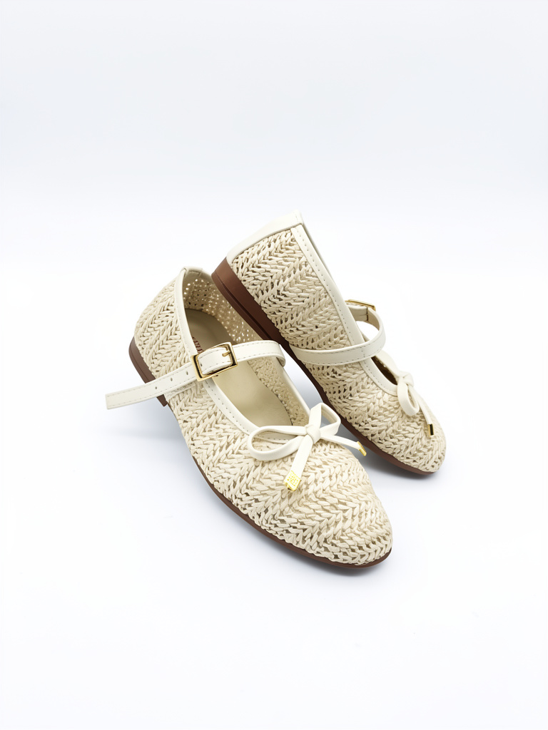 SANDALIA VALETA NIÑA REF V-967 TALCO