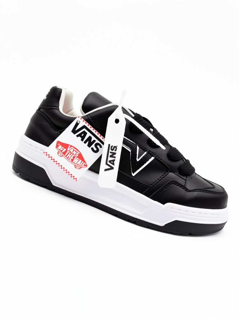 TENIS VANS NEGRO BRANCO
