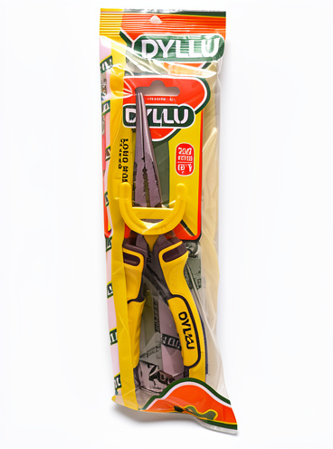 ALICATE TIPO PINZA 8" (200 MM) MANGO DE GOMA DYLLU