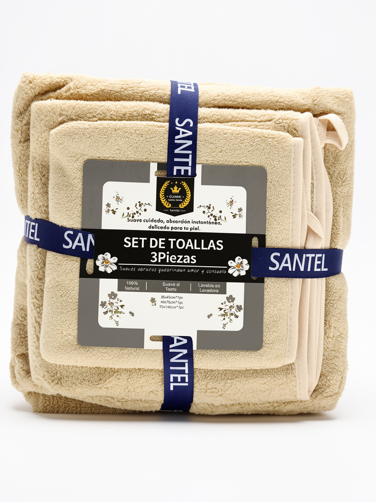 SET DE TOALLA 3 PIEZAS