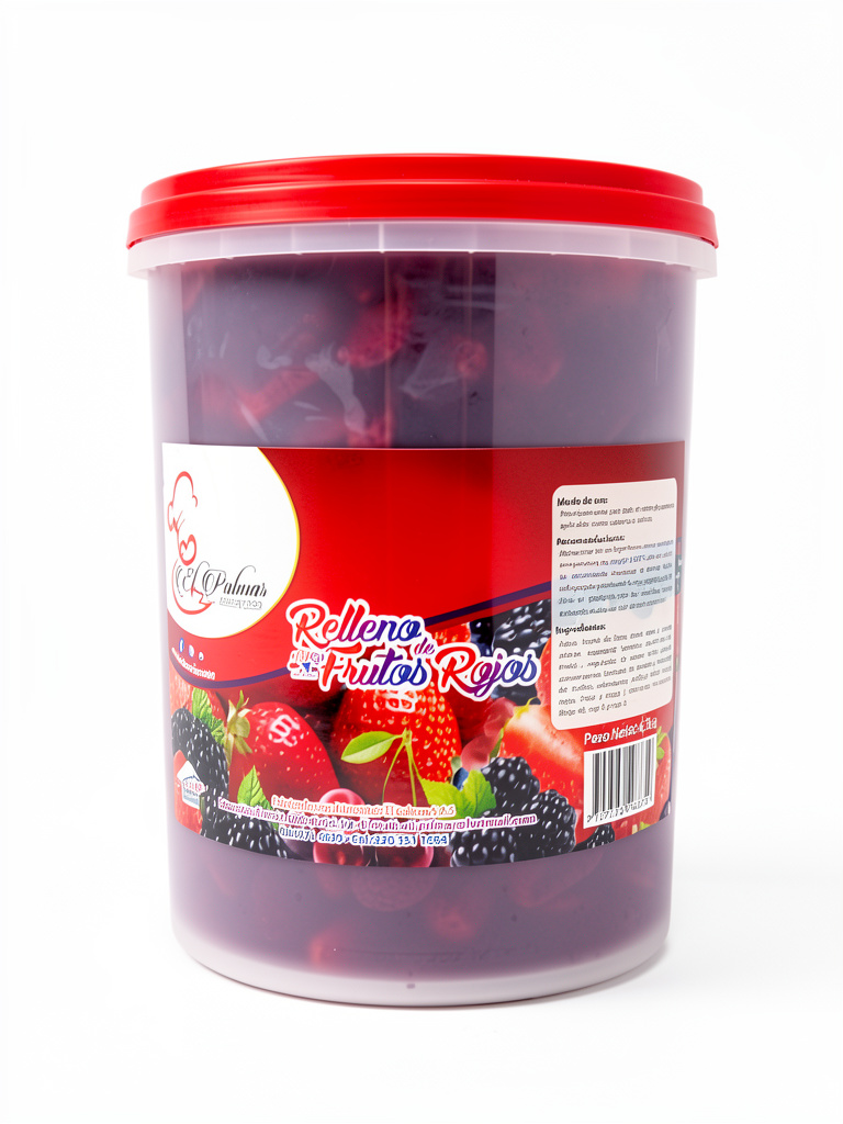 Relleno de frutos rojos. 4.700k