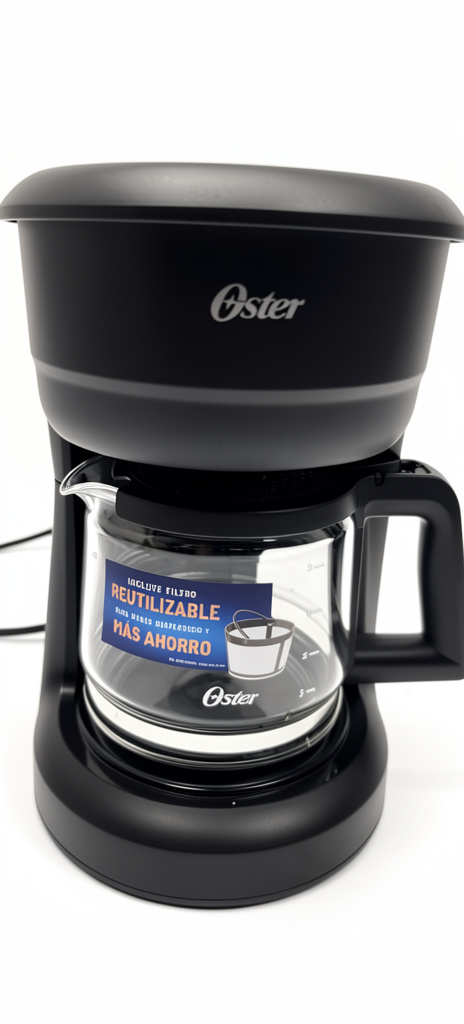 CAFETERA DE 5 TAZAS JARRA DE VIDRIO