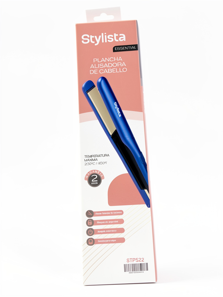 PLANCHA ALISADORA DE CABELLO AZUL STYLISTAY  FINITA
