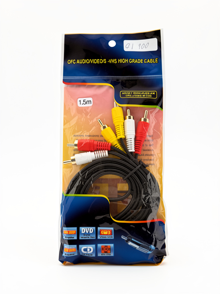 Cable RCA audio video 1.5m