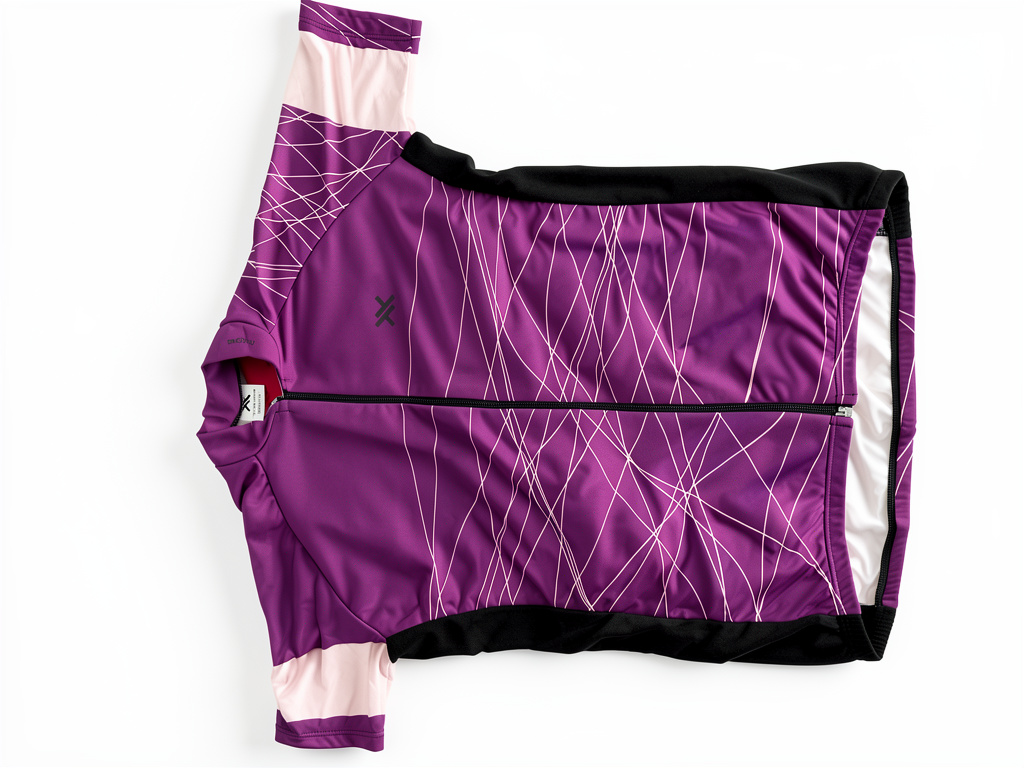REMERA MATTOS BIKE LINES LILA TAM ( P )  B 1319  P-12487