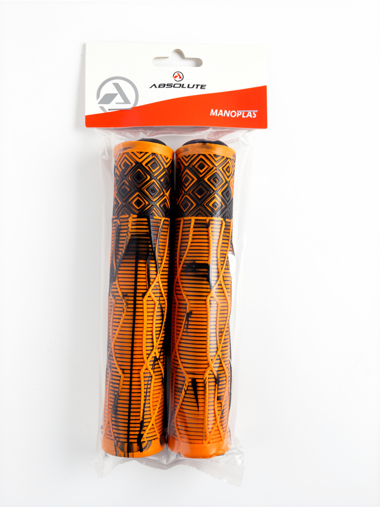 MANOPLA ABSOLUTE BMX3, NARANJA/NEGRO