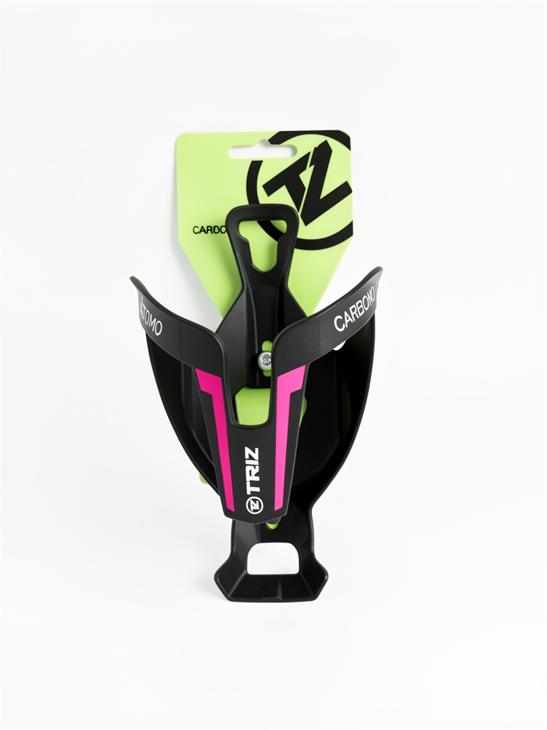 PORTA TERMO CARBONO TRIZ ATOMO NEGRO/PINK
