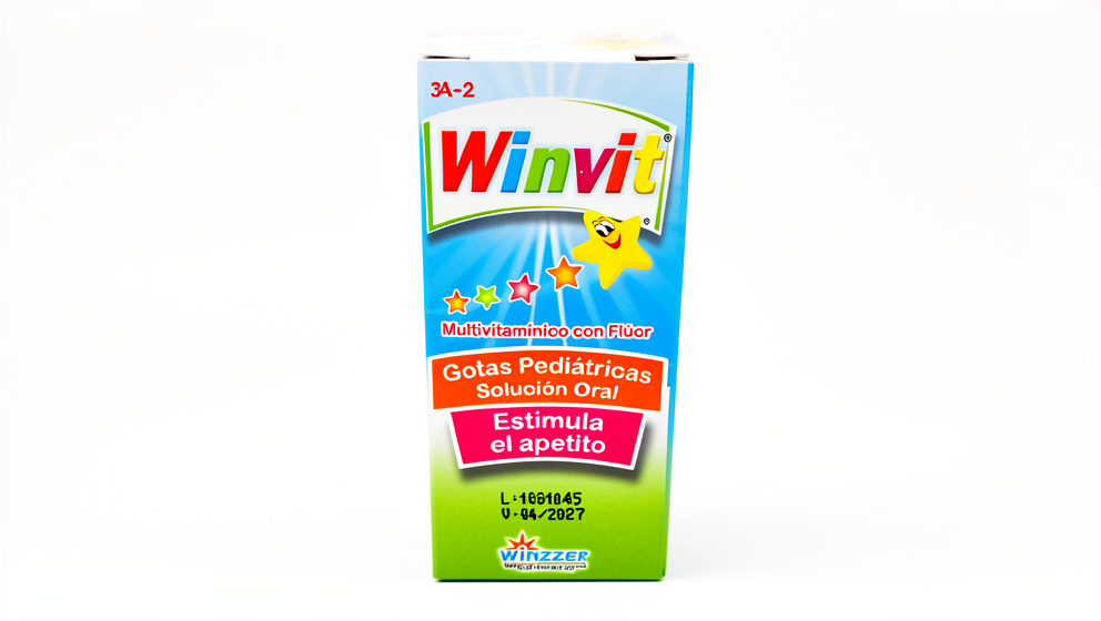 A-2   WINVIT GOTAS (30 ML) - MULTIVITAMINAS + LISINA + PANTENOL. WINZZER