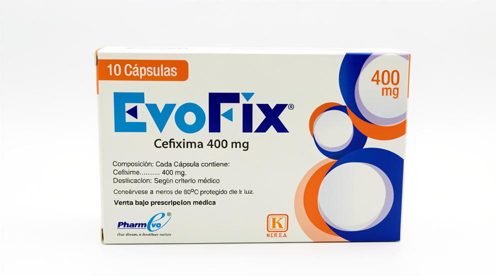 B-1   EVOFIX (400 MG) - CEFIXIMA. PHARMEVO / KER