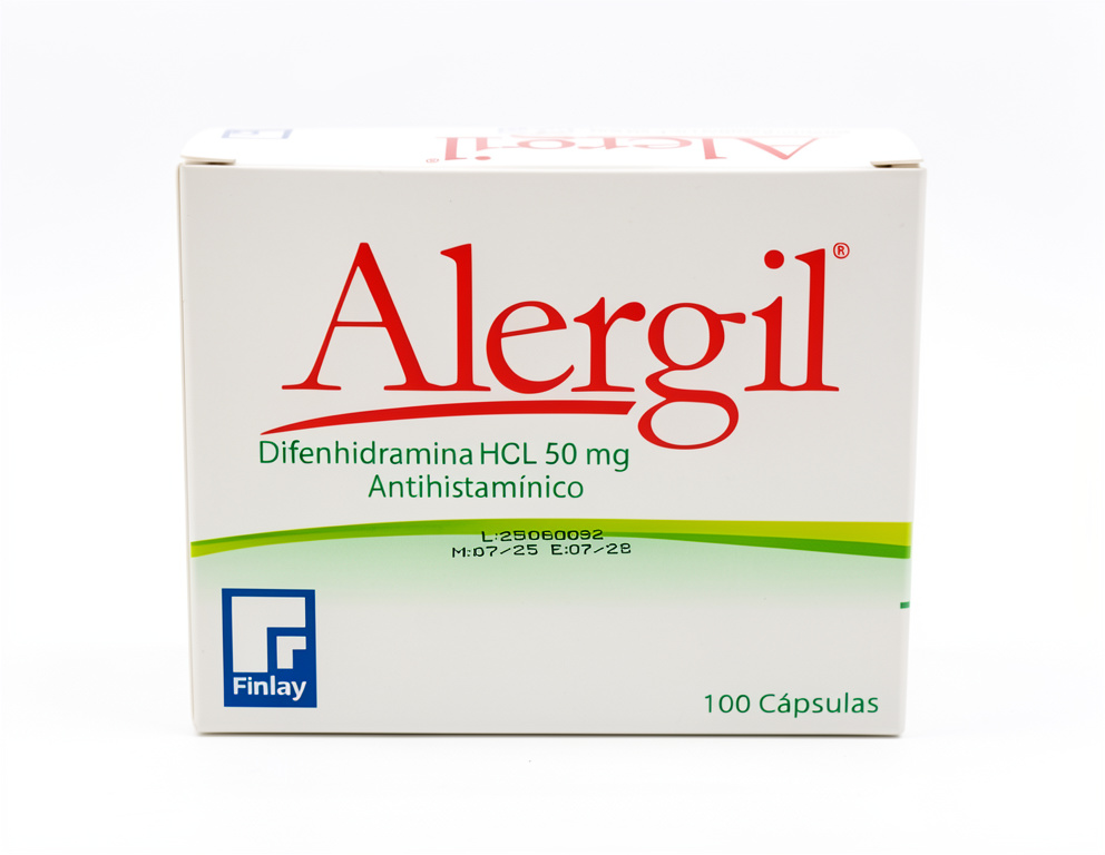 B-4   ALERGIL (50 MG) - DIFENHIDRAMINA. FINLAY